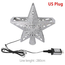 Charger l'image dans la galerie, Star Christmas Tree LED Snowflake Projector Ornament