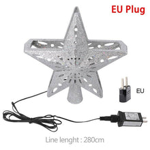Charger l'image dans la galerie, Star Christmas Tree LED Snowflake Projector Ornament