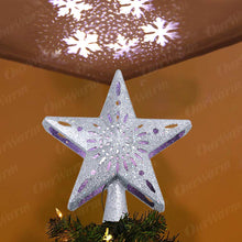 Charger l'image dans la galerie, Star Christmas Tree LED Snowflake Projector Ornament