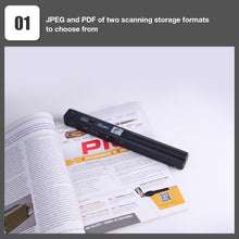Charger l'image dans la galerie, iScan Mini Portable Scanner 900DPI LCD Display JPG/PDF Format A4 Book