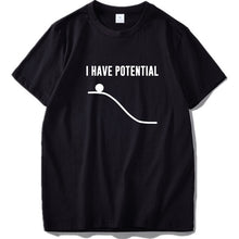 Charger l'image dans la galerie, Physics T shirt God Says Maxwell Equations 100% Cotton Geek Science EU Size