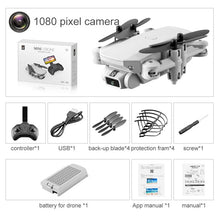 Charger l'image dans la galerie, XKJ 2020 New Mini Drone 4K 1080P HD Camera WiFi Fpv Air Pressure Altitude Hold Black And Gray Foldable Quadcopter RC Dron Toy