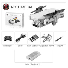 Charger l'image dans la galerie, XKJ 2020 New Mini Drone 4K 1080P HD Camera WiFi Fpv Air Pressure Altitude Hold Black And Gray Foldable Quadcopter RC Dron Toy