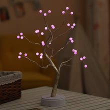 Charger l'image dans la galerie, LED Night Light Mini Christmas Tree Copper Wire Fairy Lights