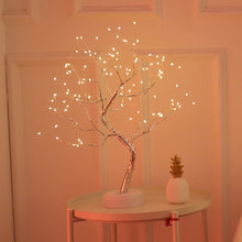 Charger l'image dans la galerie, LED Night Light Mini Christmas Tree Copper Wire Fairy Lights