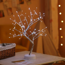 Charger l'image dans la galerie, LED Night Light Mini Christmas Tree Copper Wire Fairy Lights