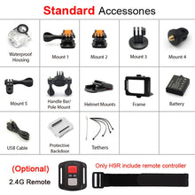Charger l'image dans la galerie, EKEN H9R H9 Action Camera Ultra HD 4K 30fps WiFi 2.0-inch 170D Underwater Waterproof