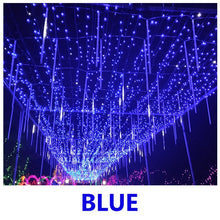 Charger l'image dans la galerie, 30cm/50cm LED Meteor Shower Light Outdoor Waterproof Fairy Lights Christmas Decoration