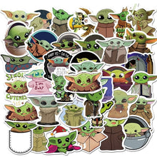 Charger l'image dans la galerie, 10/50/Pcs Anime Baby Yoda Stickers Waterproof