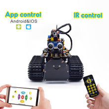 Charger l'image dans la galerie, Tank Robot V2.0 Smart Robot STEM /Support IOS &amp;Android APP
