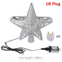 Charger l'image dans la galerie, Star Christmas Tree LED Snowflake Projector Ornament

