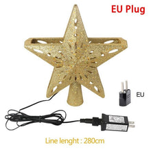 Charger l'image dans la galerie, Star Christmas Tree LED Snowflake Projector Ornament
