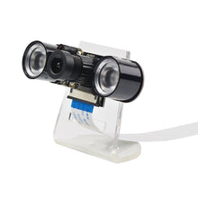 Charger l'image dans la galerie, 5MP Camera Focal Adjustable Night Vision Camera + IR Sensor Light + Holder for Raspberry Pi 4 Model B/3B+/3B/Zero

