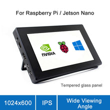 Charger l'image dans la galerie, Raspberry Pi 4 Model B/ 3B+/ 3B  7 inch screen  with LCD 7 Monitor 1024x600 IPS Capacitive Touch Screen
