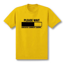 Charger l'image dans la galerie, 2019 New Sarcastic Comment Loading Geek Nerd Men's Funny T-Shirt Men Short Sleeve Cotton Casual Top Tees  XS-XXL
