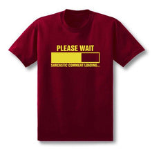 Charger l'image dans la galerie, 2019 New Sarcastic Comment Loading Geek Nerd Men's Funny T-Shirt Men Short Sleeve Cotton Casual Top Tees  XS-XXL
