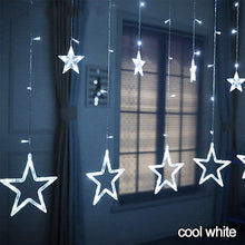 Charger l'image dans la galerie, Christmas Fairy Lights Led String Star Curtain
