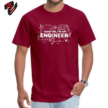 Charger l'image dans la galerie, Father Day T-shirt Men Trust Me I Am an Engineer Tshirt Geek Male Tops Letter Math Equation Print Tees Custom Students Tees Fun
