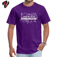 Charger l'image dans la galerie, Father Day T-shirt Men Trust Me I Am an Engineer Tshirt Geek Male Tops Letter Math Equation Print Tees Custom Students Tees Fun
