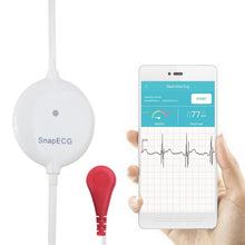 Charger l'image dans la galerie, Portable Mini wearable ECG Monitor Measurement Machine heart Electrode Holter For Android or IOS
