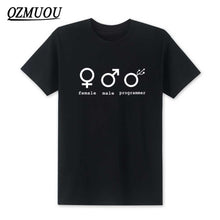 Charger l'image dans la galerie, Female Male Programmer T Shirt Cotton
