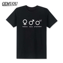 Charger l'image dans la galerie, Female Male Programmer T Shirt Cotton

