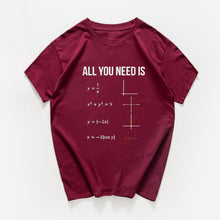 Charger l'image dans la galerie, All You Need Is Love funny Casual TShirt Men Short Sleeve summer men t-shirt Math Creative 100%cotton men clothes men tops tee
