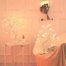 Charger l'image dans la galerie, LED Night Light Mini Christmas Tree Copper Wire Fairy Lights
