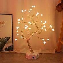 Charger l'image dans la galerie, LED Night Light Mini Christmas Tree Copper Wire Fairy Lights
