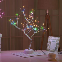 Charger l'image dans la galerie, LED Night Light Mini Christmas Tree Copper Wire Fairy Lights
