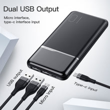 Charger l'image dans la galerie, KUULAA Power Bank 10000 mAh USB External Battery
