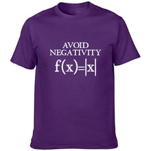 Charger l'image dans la galerie, Avoid Negativity Men Funny Mathematics Absolute Value Tshirt Math Function Geek T Shirt Summer Tops Tee Clothes High Quality

