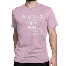 Charger l'image dans la galerie, Intelligence Is The Ability To Adapt To Change Men'sT-Shirt Scientist  Stephen Hawking
