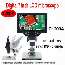 Charger l'image dans la galerie, 600X  digital microscope electronic 4.3 inch HD LCD +  metal stand
