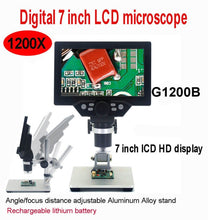 Charger l'image dans la galerie, 600X  digital microscope electronic 4.3 inch HD LCD +  metal stand
