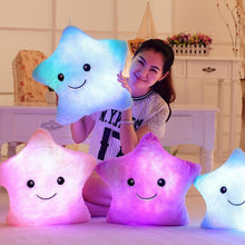 Charger l'image dans la galerie, Luminous Pillow Soft Stuffed Plush Glowing Colorful Stars Cushion Led Light Gift For Kids Children Girls
