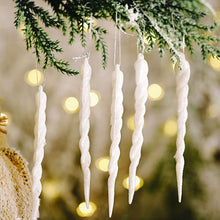 Charger l'image dans la galerie, 10pcs 13cm Christmas Ice Tree Hanging Fake Icicle Winter
