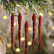 Charger l'image dans la galerie, 10pcs 13cm Christmas Ice Tree Hanging Fake Icicle Winter
