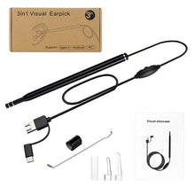Charger l'image dans la galerie, Medical In Ear Cleaning Endoscope Otoscope Support Android PC
