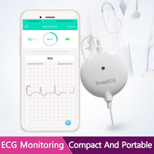Charger l'image dans la galerie, Portable Mini wearable ECG Monitor Measurement Machine heart Electrode Holter For Android or IOS
