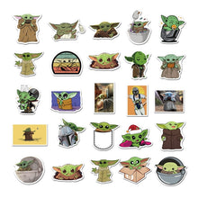 Charger l'image dans la galerie, 10/50/Pcs Anime Baby Yoda Stickers Waterproof
