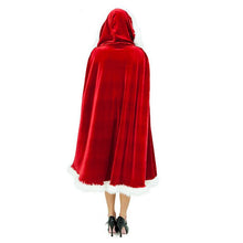 Charger l'image dans la galerie, Lady Slim Fit Hooded Velvet Female Lady  Santa Claus
