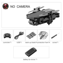 Charger l'image dans la galerie, XKJ 2020 New Mini Drone 4K 1080P HD Camera WiFi Fpv Air Pressure Altitude Hold Black And Gray Foldable Quadcopter RC Dron Toy
