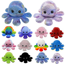 Charger l'image dans la galerie, 25 styles Stuffed Plush Doll Octopus Reversible Plush
