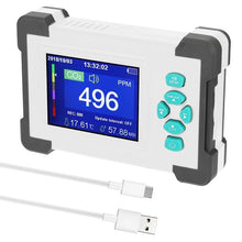 Charger l'image dans la galerie, CO2 Meter Tester for Carbon Dioxide Air Quality DetectorRechargeable Battery Portable
