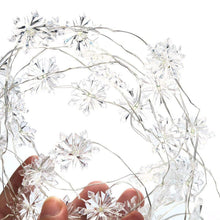 Charger l'image dans la galerie, LED String light Snow Flakes For Christmas  New Year Decoration1M 2M 3M
